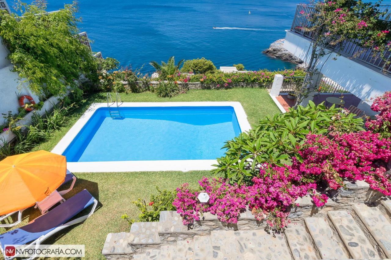 Villa sobre el Mar Alborán La Herradura  Esterno foto